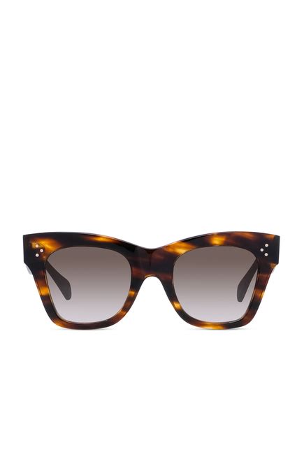 celine rectangular cat eye sunglasses